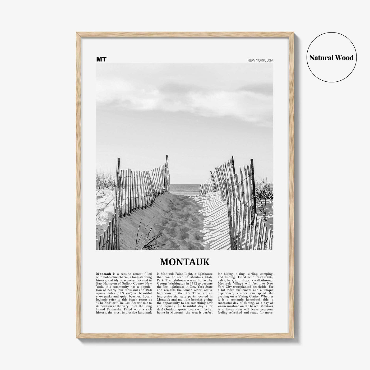 Montauk Print Black and White No 1, Montauk Wall Art, Montauk Poster, Montauk Photo, Montauk Décor, New York, USA, United States