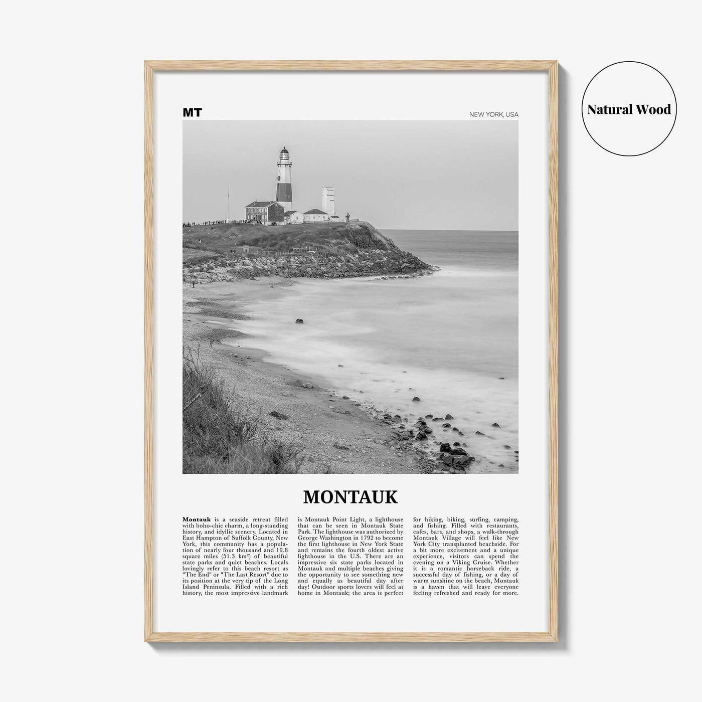 Montauk Print Black and White No 2, Montauk Wall Art, Montauk Poster, Montauk Photo, Montauk Décor, New York, USA, United States