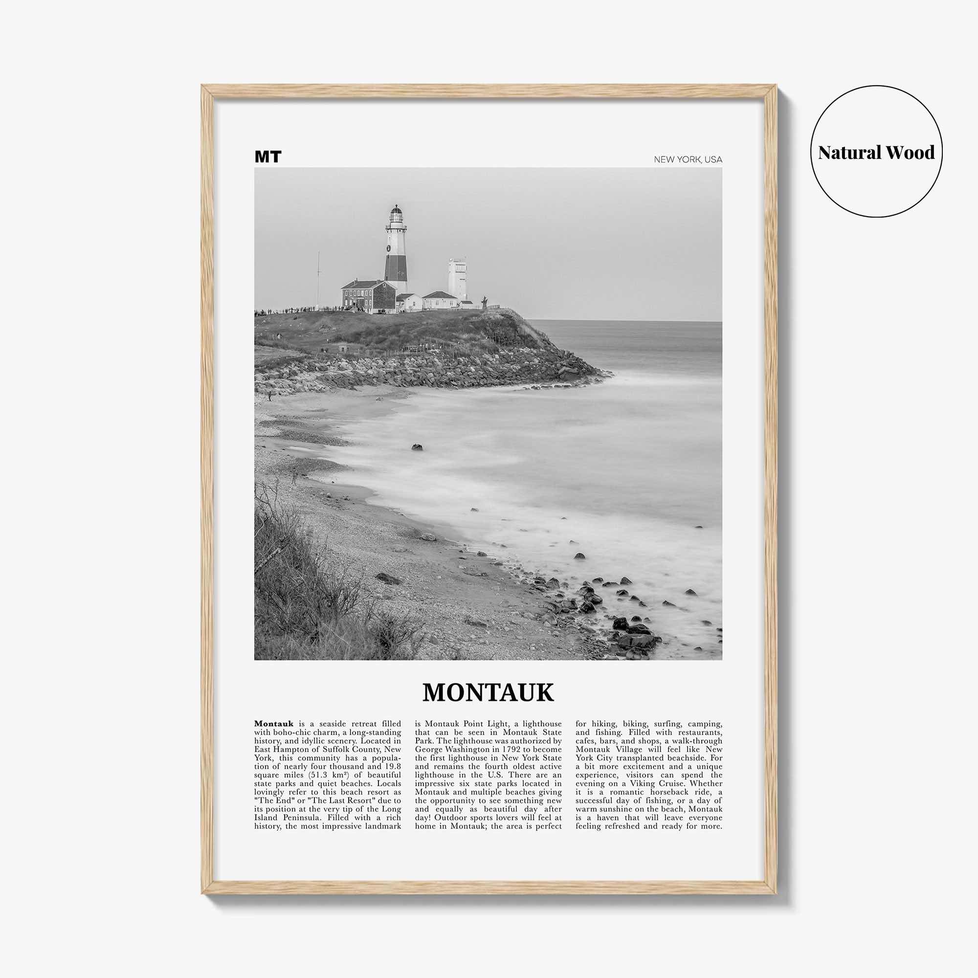 Montauk Print Black and White No 2, Montauk Wall Art, Montauk Poster, Montauk Photo, Montauk Décor, New York, USA, United States