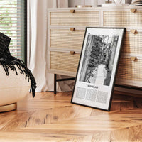 Montclair Print Black and White, Montclair Wall Art, Montclair Poster, Montclair Photo, Montclair Wall Décor, New Jersey, USA, United States