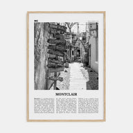 Montclair Travel B&W Poster