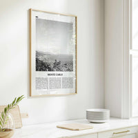 Monte Carlo Print Black and White, Monte Carlo Wall Art, Monte Carlo Poster, Monte Carlo Photo, Monte Carlo Wall Decor, Monaco, Europe
