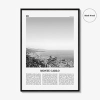 Monte Carlo Print Black and White, Monte Carlo Wall Art, Monte Carlo Poster, Monte Carlo Photo, Monte Carlo Wall Decor, Monaco, Europe