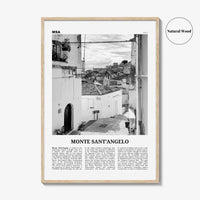 Monte Santangelo Print Black and White, Monte Santangelo Wall Art, Monte Santangelo Poster, Monte Santangelo Photo, Wall Décor, Italy