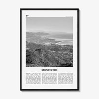 Montecito Print Black and White, Montecito Wall Art, Montecito Poster, Montecito Photo, Montecito Wall Décor, Montecito Map, California, USA