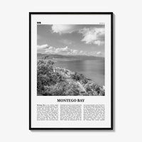 Montego Bay Print Black and White, Montego Bay Wall Art, Montego Bay Poster, Montego Bay Photo, Montego Bay Wall Décor, Jamaica