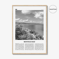 Montego Bay Print Black and White, Montego Bay Wall Art, Montego Bay Poster, Montego Bay Photo, Montego Bay Wall Décor, Jamaica