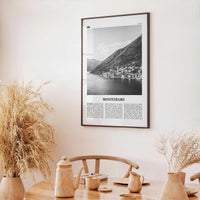 Montenegro Print Black and White, Montenegro Wall Art, Montenegro Poster, Montenegro Photo, Црна Гора, Crna, Gora, Podgorica, Balkan, Europe