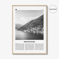 Montenegro Print Black and White, Montenegro Wall Art, Montenegro Poster, Montenegro Photo, Црна Гора, Crna, Gora, Podgorica, Balkan, Europe