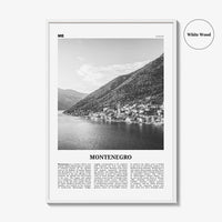 Montenegro Print Black and White, Montenegro Wall Art, Montenegro Poster, Montenegro Photo, Црна Гора, Crna, Gora, Podgorica, Balkan, Europe