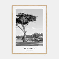 Monterey Portrait B&W Poster