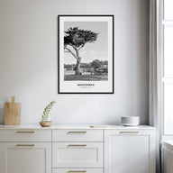 Monterey Portrait B&W Poster