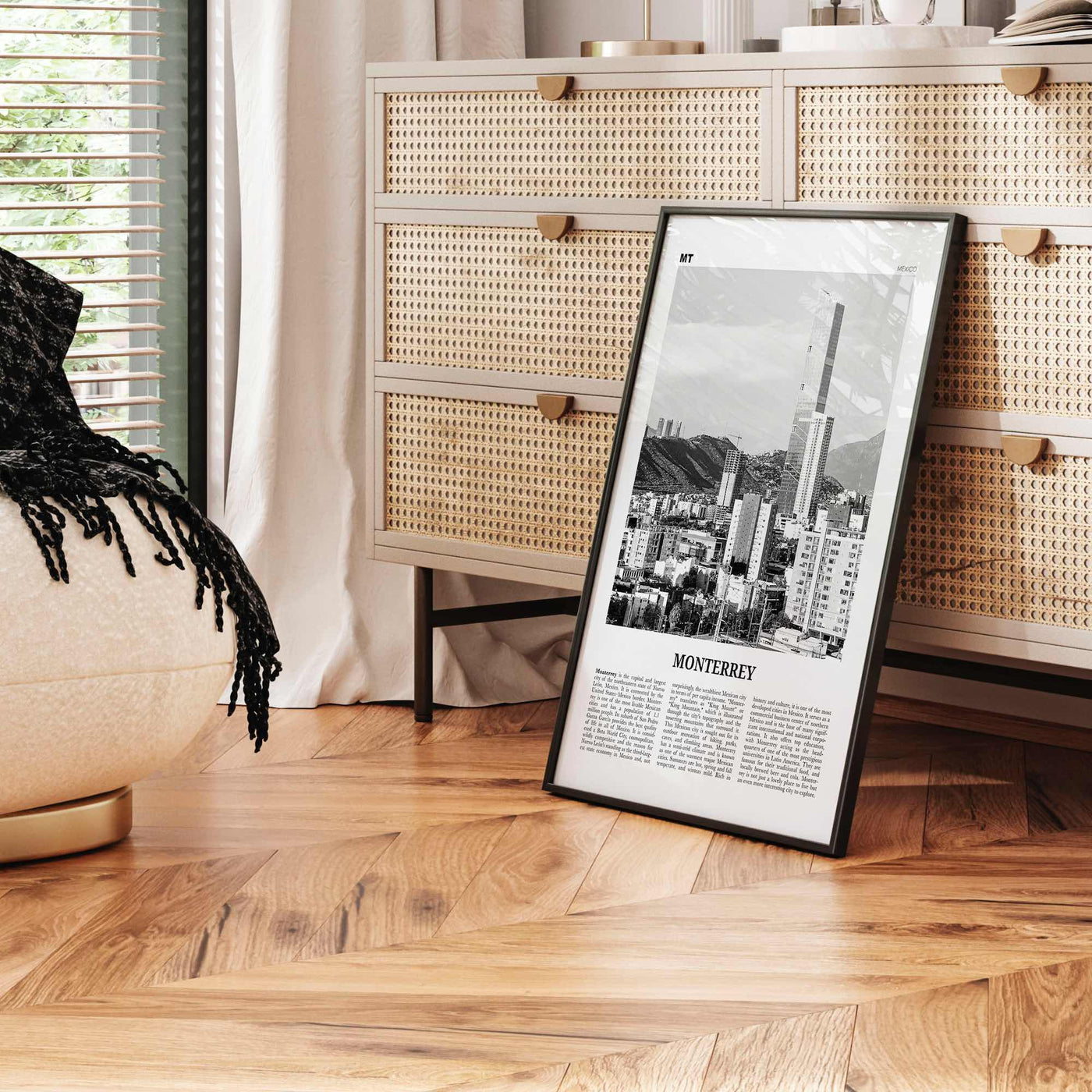 Monterrey Print Black and White No 1, Monterrey Wall Art, Monterrey Poster, Monterrey Photo, Monterrey Wall Décor, Mexico, Nuevo León