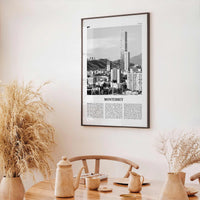 Monterrey Print Black and White No 1, Monterrey Wall Art, Monterrey Poster, Monterrey Photo, Monterrey Wall Décor, Mexico, Nuevo León