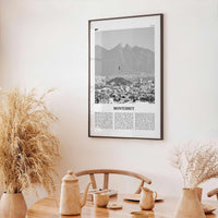 Monterrey Print Black and White No 2, Monterrey Wall Art, Monterrey Poster, Monterrey Photo, Monterrey Wall Décor, Mexico, Nuevo León