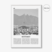 Monterrey Print Black and White No 2, Monterrey Wall Art, Monterrey Poster, Monterrey Photo, Monterrey Wall Décor, Mexico, Nuevo León