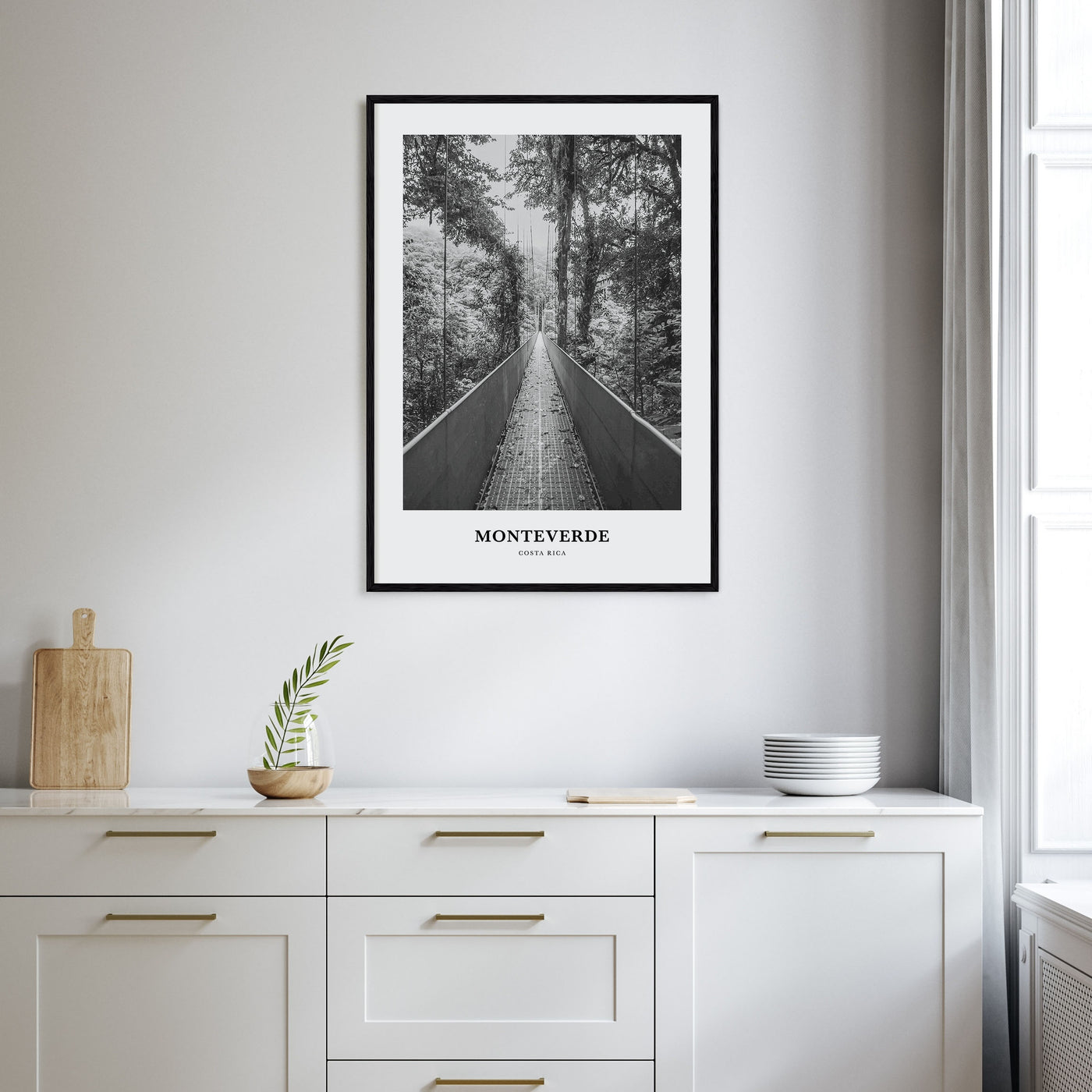 Monteverde Portrait B&W Poster