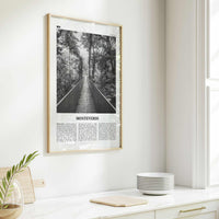 Monteverde Print Black and White, Monteverde Wall Art, Monteverde Poster, Monteverde Photo, Monteverde Wall Décor, Costa Rica