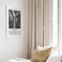 Monteverde Print Black and White, Monteverde Wall Art, Monteverde Poster, Monteverde Photo, Monteverde Wall Décor, Costa Rica