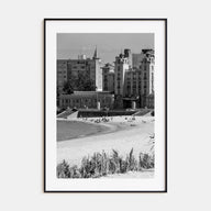 Montevideo Photo B&W Poster