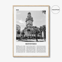 Montevideo Print Black and White, Montevideo Wall Art, Montevideo Poster, Montevideo Photo, Montevideo Wall, Uruguay, Uruguai, South America