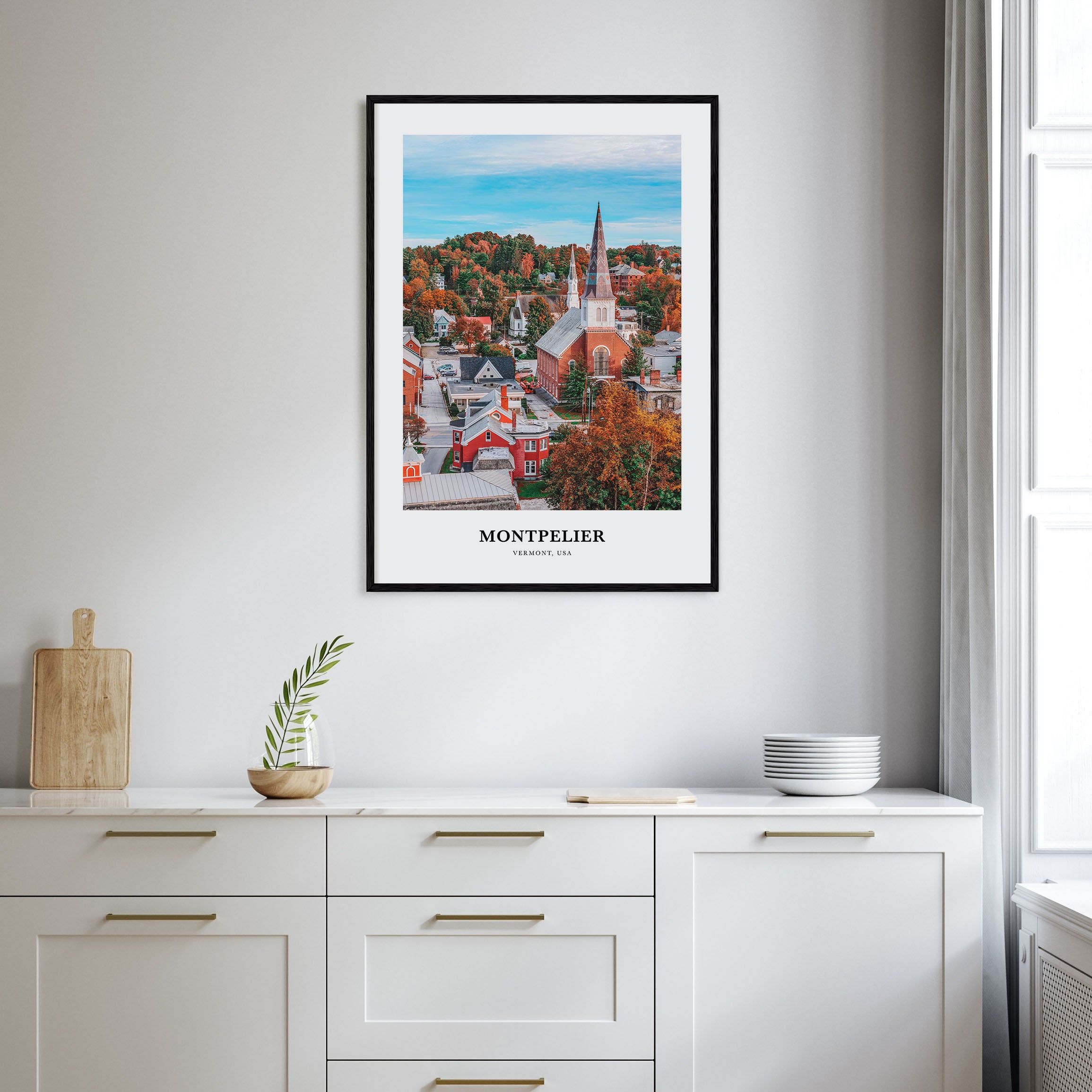 Montpelier Portrait Color Poster