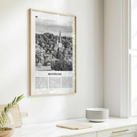 Montpelier Print Black and White, Montpelier Wall Art, Montpelier Poster, Montpelier Photo, Montpelier Décor, Montpelier Map, Vermont, USA
