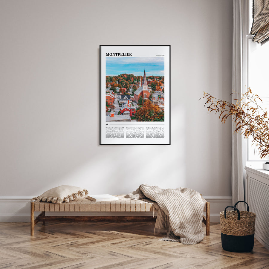 Montpelier Travel Color Poster