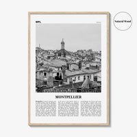 Montpellier Print Black and White, Montpellier Wall Art, Montpellier Poster, Montpellier Photo, France, Montpelhièr, Hérault