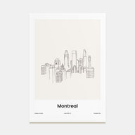 Montreal Drawn Poster