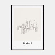 Montreal Drawn Poster