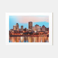Montreal Landscape Color Poster