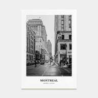 Montreal Portrait B&W No 1 Poster