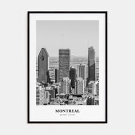 Montreal Portrait B&W No 2 Poster