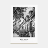 Montreal Portrait B&W No 3 Poster