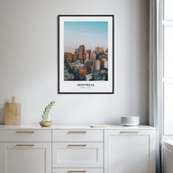 Montreal Portrait Color No 1 Poster