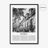 Montreal Print Black and White No 1, Montreal Wall Art, Montreal Poster, Montreal Photo, Montreal Decor, Quebec, Canada, Montréal