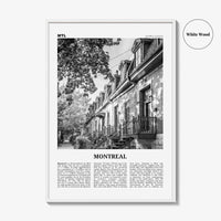 Montreal Print Black and White No 1, Montreal Wall Art, Montreal Poster, Montreal Photo, Montreal Decor, Quebec, Canada, Montréal