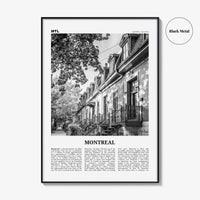Montreal Print Black and White No 1, Montreal Wall Art, Montreal Poster, Montreal Photo, Montreal Decor, Quebec, Canada, Montréal