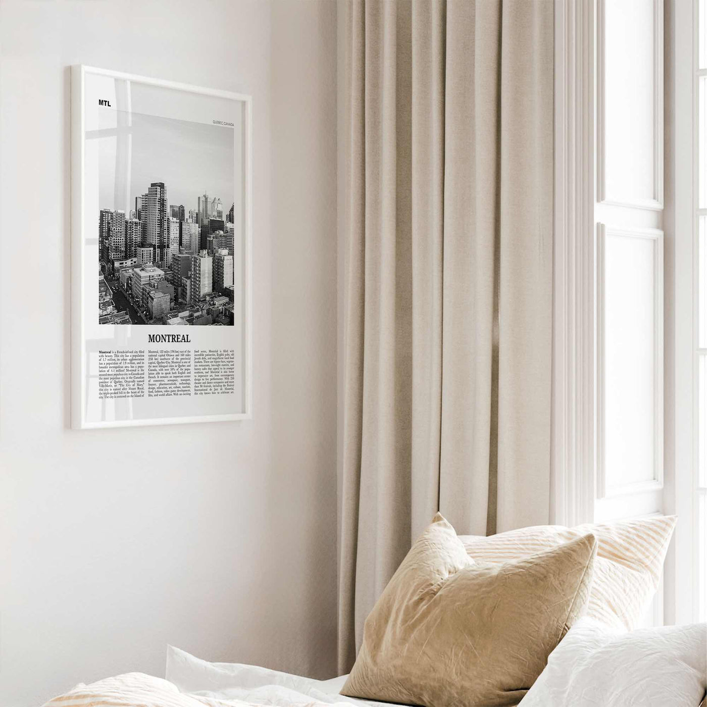 Montreal Print Black and White No 3, Montreal Wall Art, Montreal Poster, Montreal Photo, Montreal Decor, Quebec, Canada, Montréal