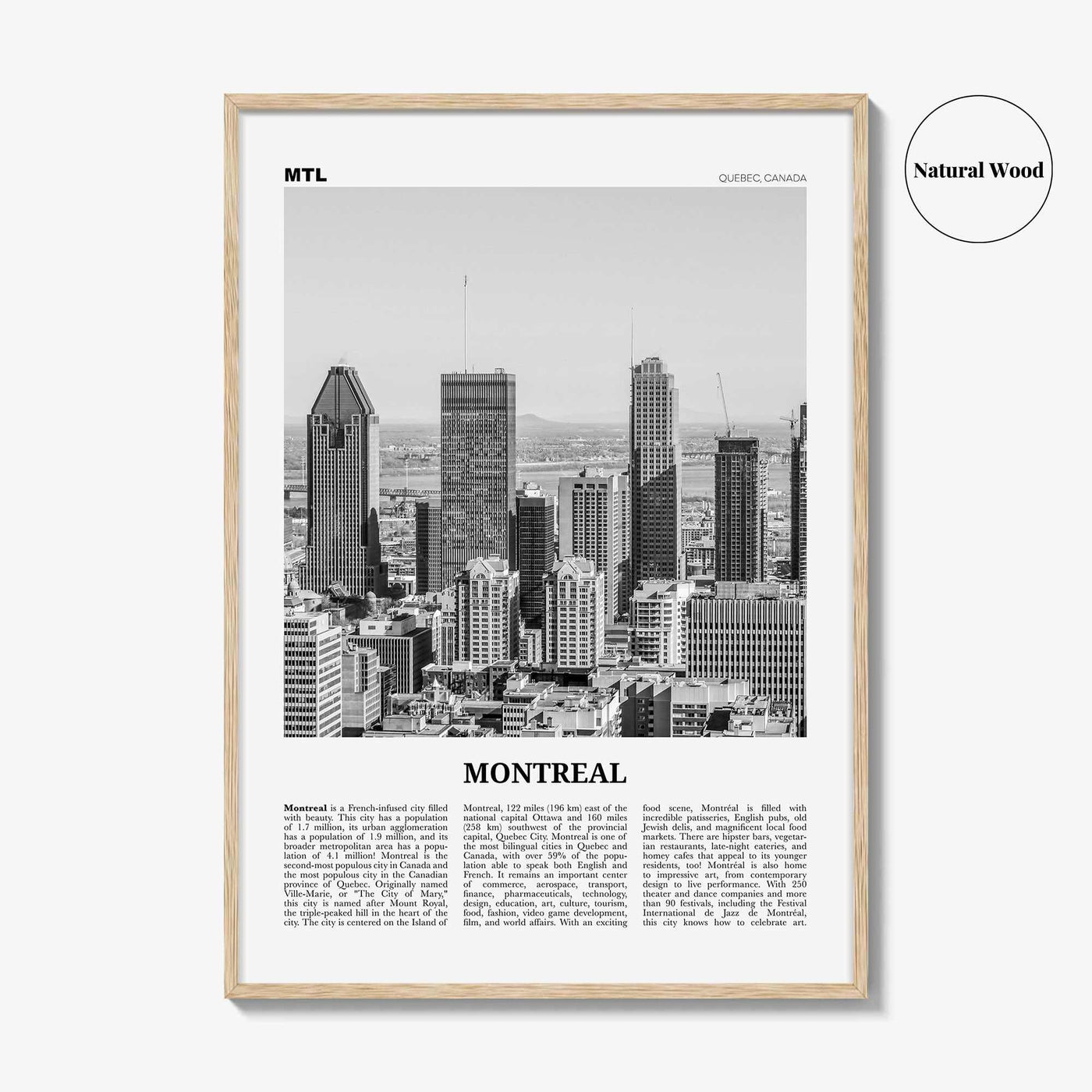 Montreal Print Black and White No 4, Montreal Wall Art, Montreal Poster, Montreal Photo, Montreal Decor, Quebec, Canada, Montréal