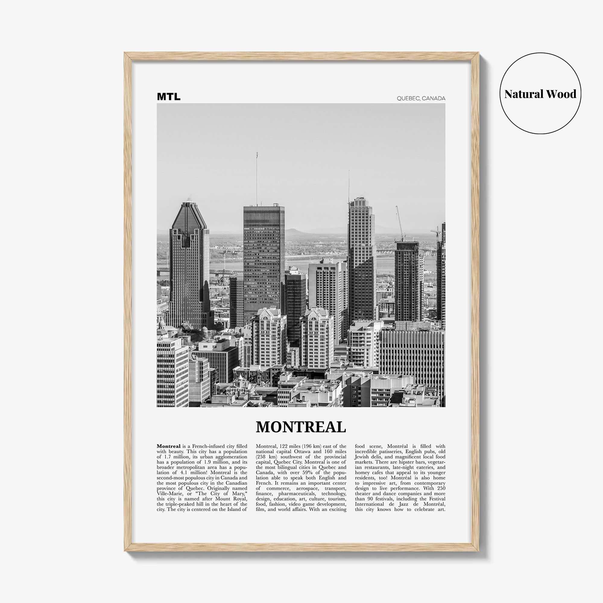 Montreal Print Black and White No 4, Montreal Wall Art, Montreal Poster, Montreal Photo, Montreal Decor, Quebec, Canada, Montréal