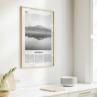 Montreux Print Black and White, Montreux Wall Art, Montreux Poster, Montreux Photo, Montreux Wall Décor, Switzerland, Vaud, Swiss