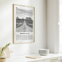 Monument Valley Print Black and White, Monument Valley Wall Art, Monument Valley Poster, Monument Valley Photo, Utah, Arizona, USA