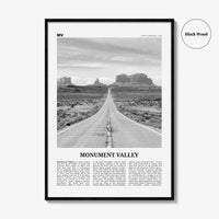 Monument Valley Print Black and White, Monument Valley Wall Art, Monument Valley Poster, Monument Valley Photo, Utah, Arizona, USA