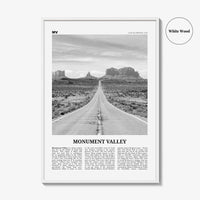 Monument Valley Print Black and White, Monument Valley Wall Art, Monument Valley Poster, Monument Valley Photo, Utah, Arizona, USA