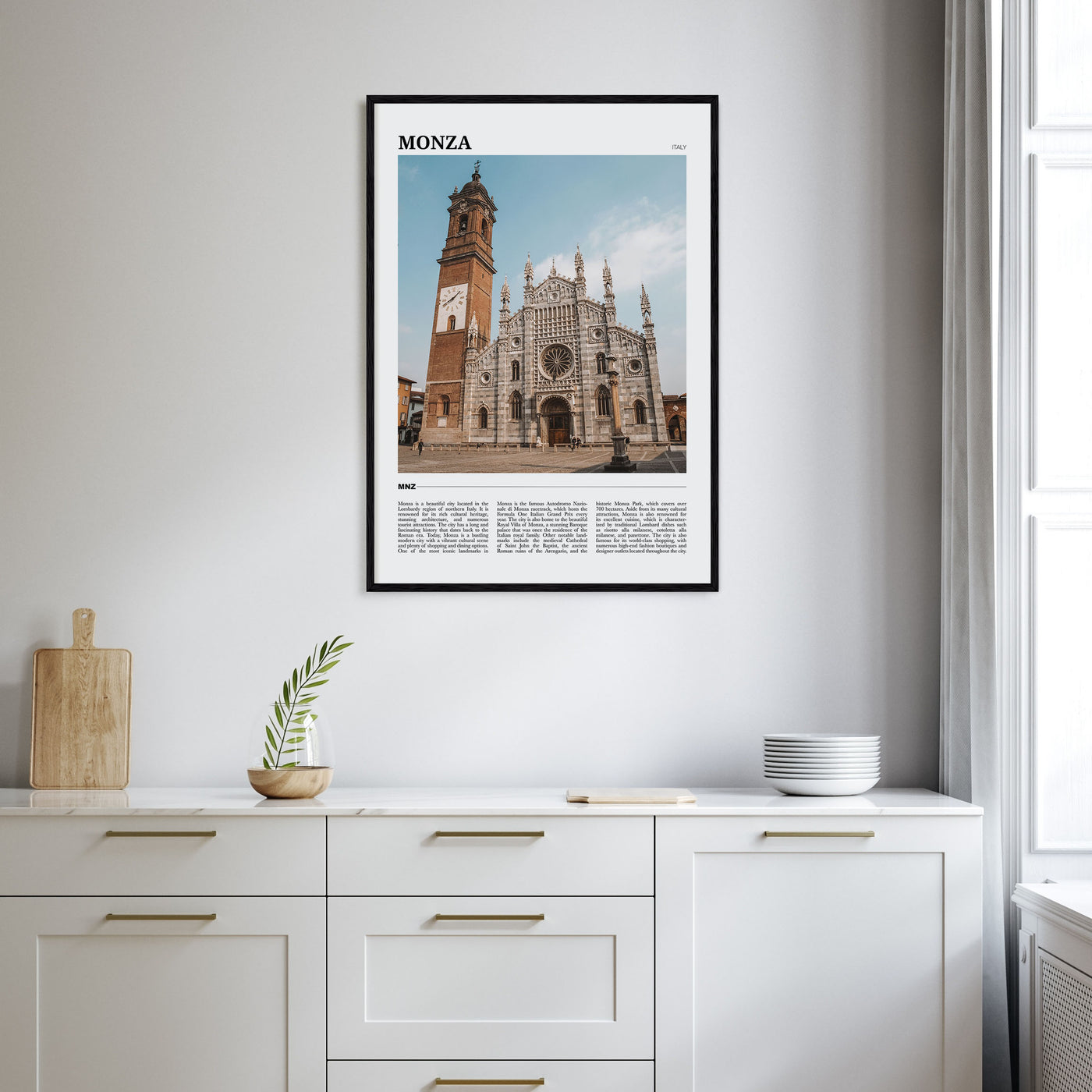 Monza Travel Color Poster