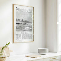 Mooloolaba Print Black and White, Mooloolaba Wall Art, Mooloolaba Poster, Mooloolaba Photo, Mooloolaba Wall Décor, Mooloolaba Map,