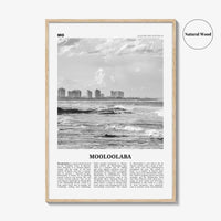Mooloolaba Print Black and White, Mooloolaba Wall Art, Mooloolaba Poster, Mooloolaba Photo, Mooloolaba Wall Décor, Mooloolaba Map,