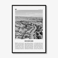 Moorpark Print Black and White, Moorpark Wall Art, Moorpark Poster, Moorpark Photo, Moorpark Wall Décor, Moorpark Map, United States